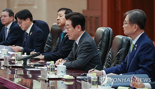 李대통령, '2인자' 국무원 총리·전인대 상무위원장 연쇄 면담(종합)