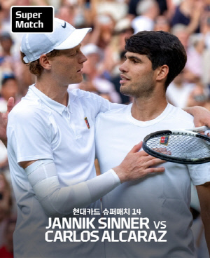 알카라스 vs 신네르, 현대카드 슈퍼매치 10일 인천서 개최