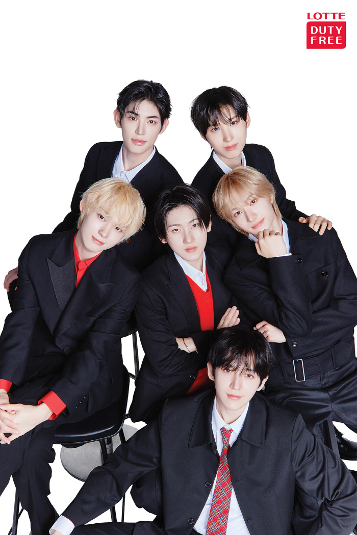 'K팝 슈퍼 루키' 킥플립·하츠투하츠, 롯데면세점 모델 발탁