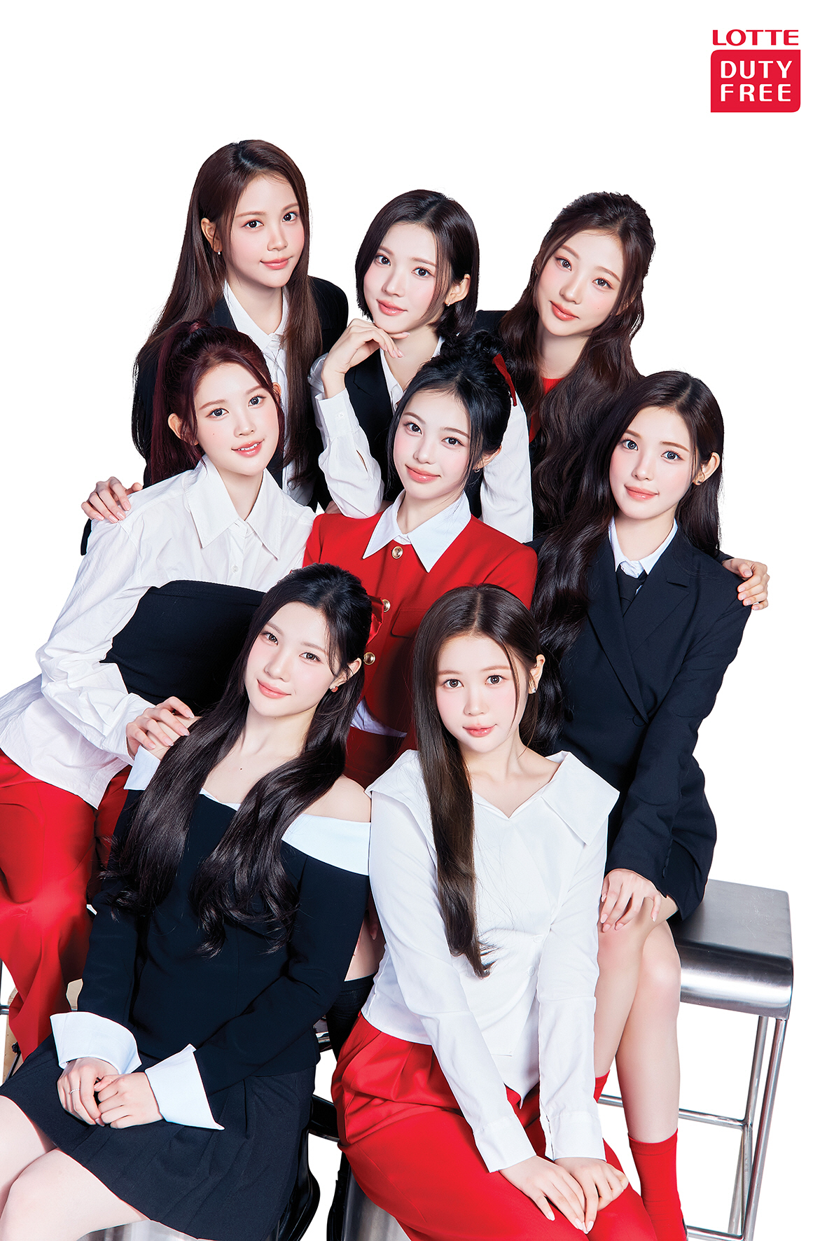 'K팝 슈퍼 루키' 킥플립·하츠투하츠, 롯데면세점 모델 발탁