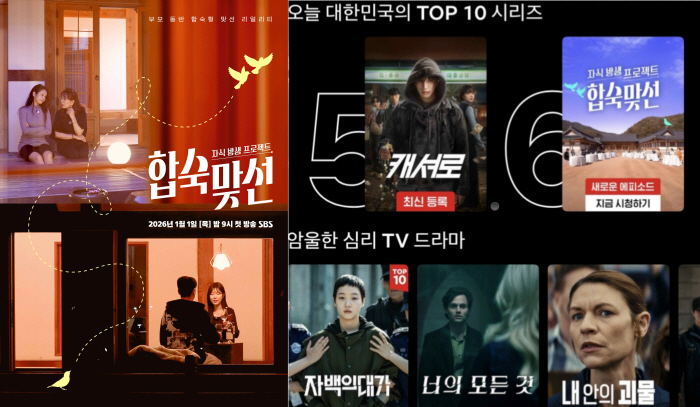 부모 동반 밀착맞선 예능 ‘합숙맞선’ 넷플릭스 6위…첫방부터 관심집중