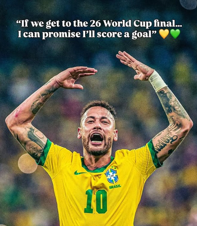 [오피셜]"월드컵 포기 못해" 네이마르, 유럽 대신 '고향' 산투스와 1년 계약 연장…'결승전 골' 공약, 안첼로티 "몸이나 만들어"