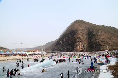 안동 암산얼음축제 결국 취소…"예년보다 온화한 기후 영향"