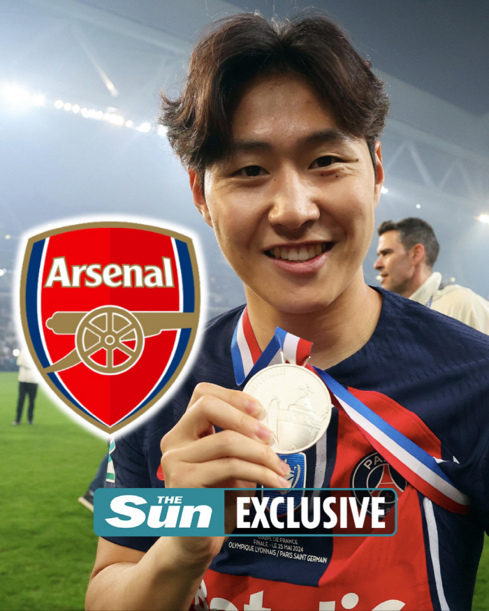 이강인 'EPL 1위' 아스널 전격 이적 가능성 삭제...더 이상 원하지 않는다→'1700억' 19살 초신성 선회