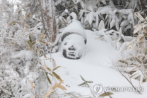 주말 제주 강풍·추위…일요일 많은 눈, 산지 최대 20㎝ 이상