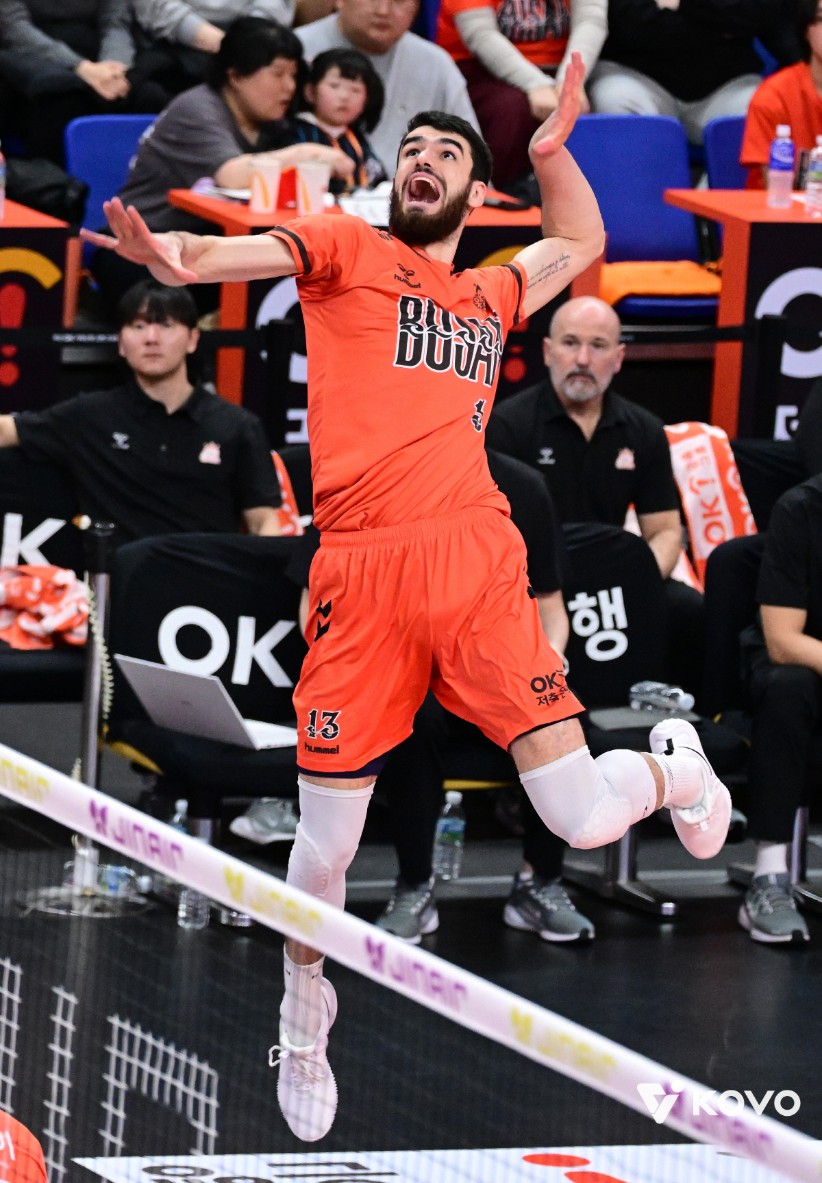 니가 그렇게 배구를 잘해? 부산으로 내려와! → '홈 깡패' OK저축은행…