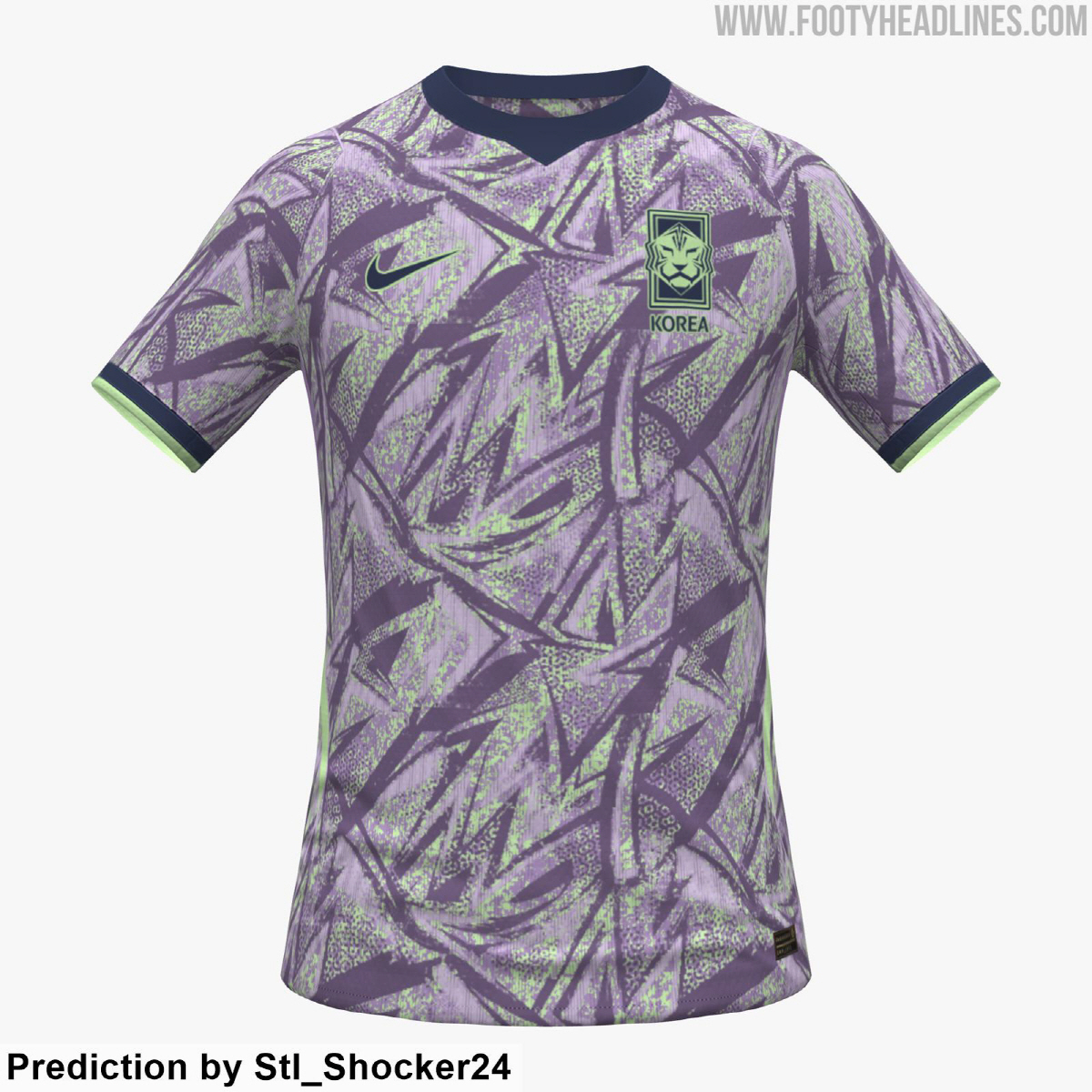 한국 월드컵 유니폼 유출! '남아공 호랑이' 떠오르네…어웨이는 '탁한 색…