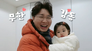 '부모·형과 절연' 박수홍, 딸 재이 '난생 첫 할아버지' 만났다...