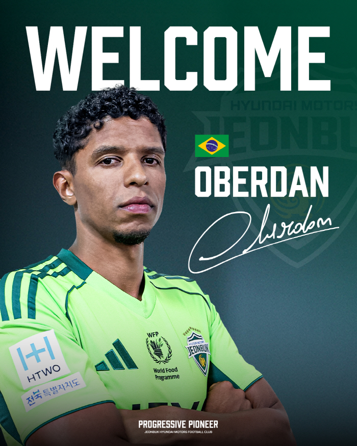 [오피셜]"라데시마 전북 NEW 베스트11 놀랍다" 리그 탑티어 오베르단까지 영입…정정용을 위한 특별한 선물