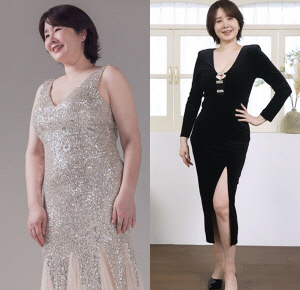 '75kg→10kg 감량' 김지연, 반쪽된 몸매 '노출 드레스'까지 소화