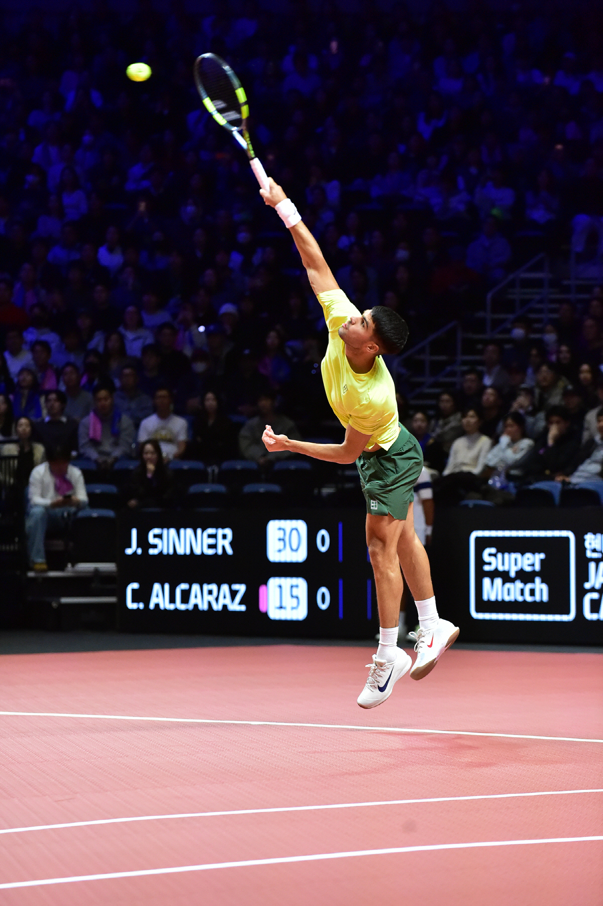 [현장에서]'K-손하트 뿅뿅, 강서브 펑펑' 韓서 펼친 '테니스 월클' …