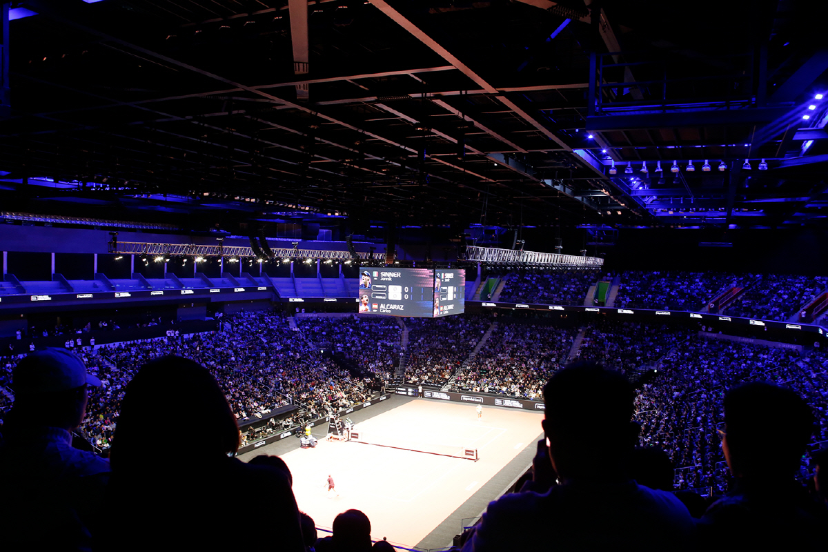 [현장에서]'K-손하트 뿅뿅, 강서브 펑펑' 韓서 펼친 '테니스 월클' …