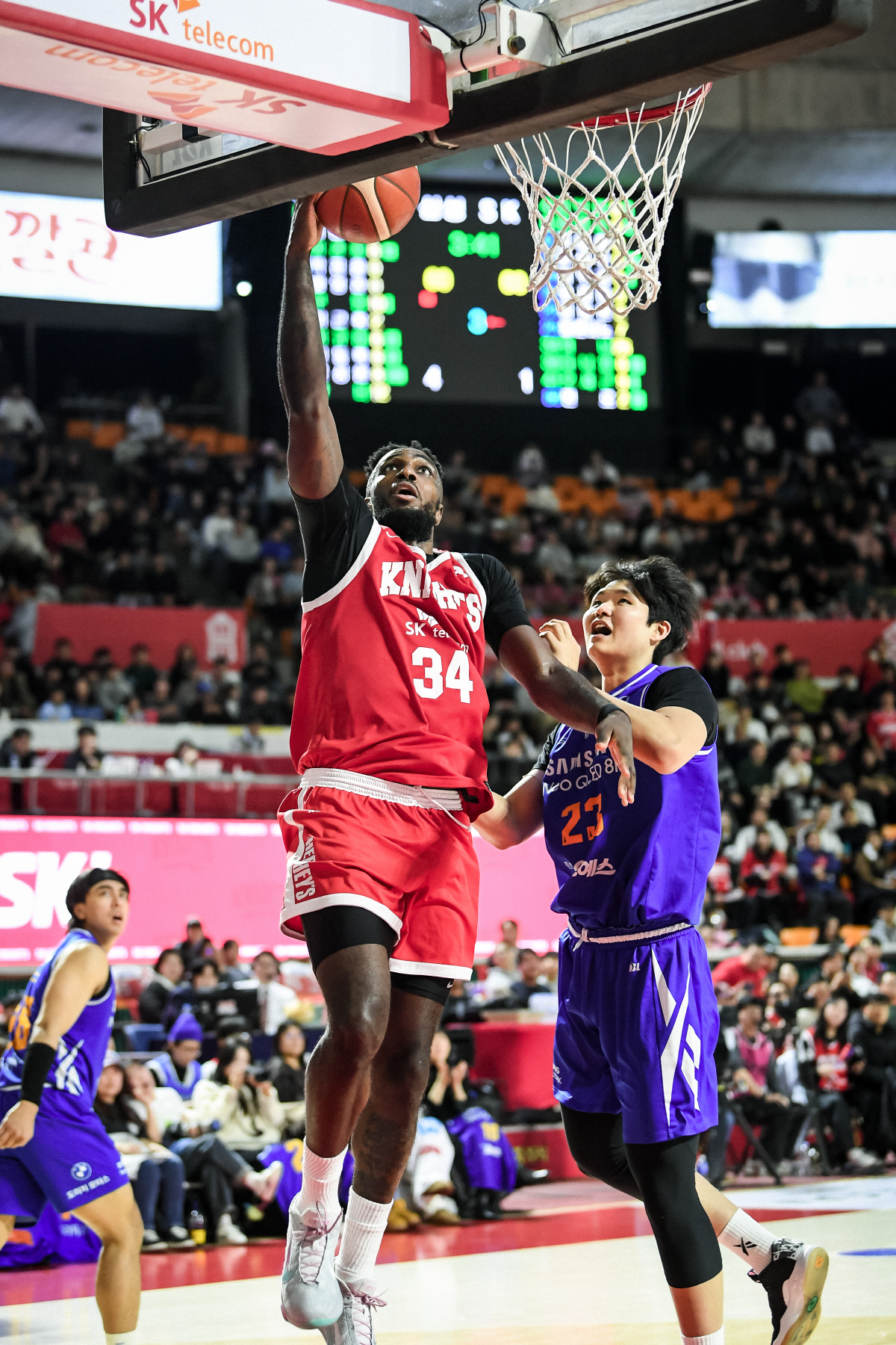 [현장리뷰]'니콜슨 징계 OUT→3점슛 폭발' 서울 삼성, 'S-더비' …