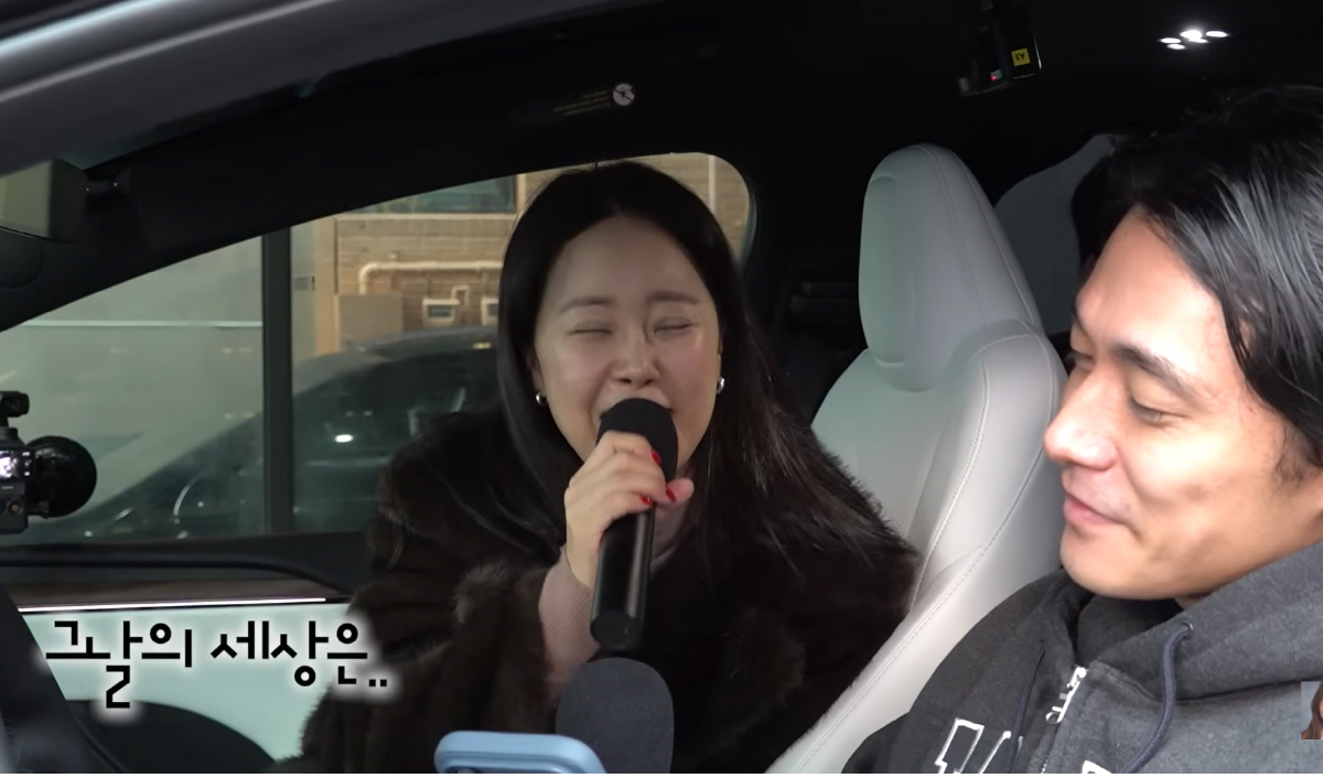 백지영, ♥남편 정석원과 T전기차 사러 갔다가 차안 콘서트…"'잊지말아요…