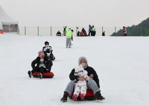 영양군, 강풍에 '꽁꽁 겨울축제' 행사 중단…14일 재개