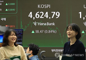 코스피, 종가 기준 사상 처음 4,600선 돌파…7일 연속 상승(종합)