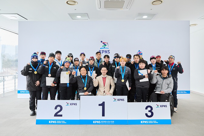 배동현 BDH재단 이사장, 회장배 전국장애인노르딕스키대회 시상식 참석