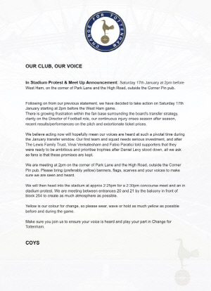 [공식성명]'이럴 수가' 손흥민 있을 때는 안 그랬는데...토트넘 초유의 사태, 팬클럽 시위 선언 