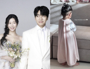 이승기♥이다인, 1살 딸 벌써 이만큼 컸네..아빠닮아 남다른 기럭지