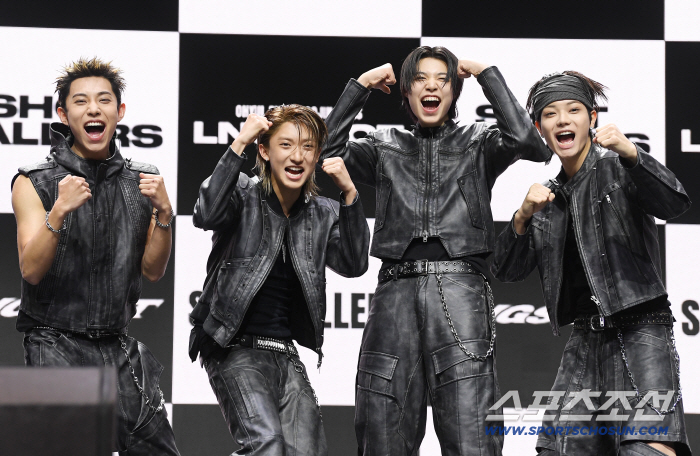 [SC현장]"대표님처럼, 꾸준히 슛"…'박재범 아이돌' 롱샷, 가요계 흔들 골망 향해(종합)