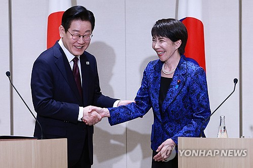 李대통령, 다카이치와 호류지 시찰…동포간담회로 방일 마무리
