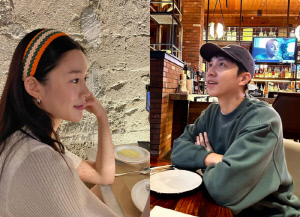 이승기♥이다인, 생일 데이트 포착..'흑백2' 바베큐연구소장 가게서 오붓한 하루