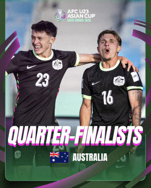 [공식발표]'벼랑 끝 생존' 韓, 8강서 호주와 격돌…日vs요르단→中vs우즈베키스탄 '매치업 완성'