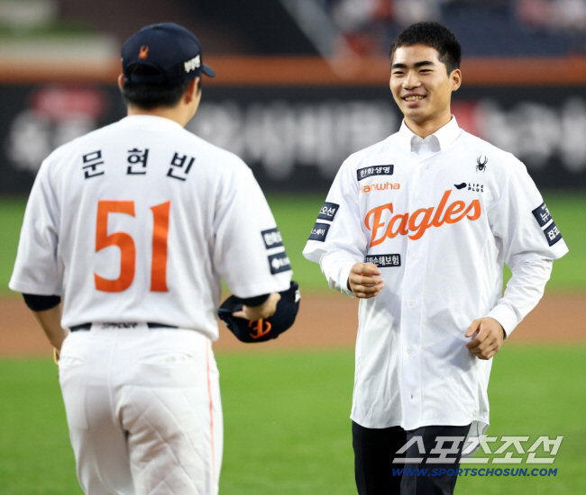 "폰세 공 쳐보고 싶었는데…" 신구장 중원 누빌 아기독수리, 19세 오재…