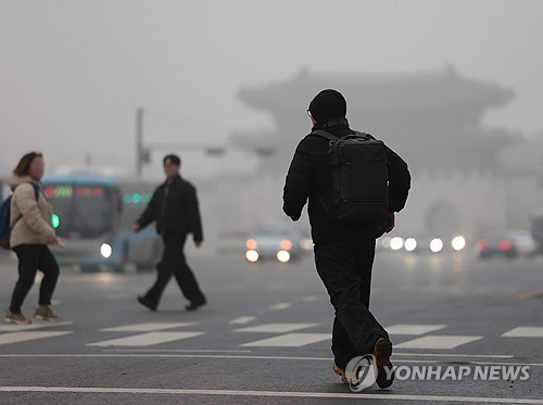 서울 초미세먼지 '매우 나쁨' 수준…미세먼지 많은데 화재 겹쳐