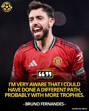 'BBC 피셜' 파격 결단! 주장 브루노 결국 맨유 떠난다…구단에 정뚝떨!→행선지는 '사우디 NO 유럽 YES'