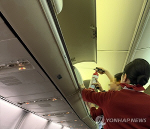 이륙 전 이스타항공 객실서 연기…승객들 여객기 갈아타 불편