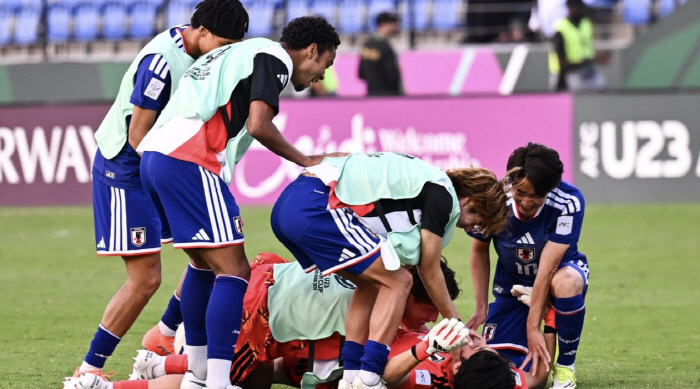 '한-일전 가능해졌다' 연장 120분+승부차기 혈투 끝 신승.. 수문장이 구한 日 U-23 아시안컵 4강 선착