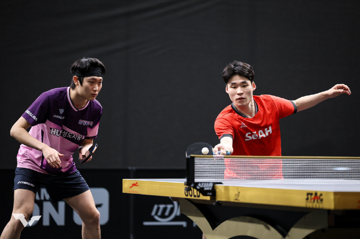 "韓탁구 자존심 장우진X돌아온 천재 조대성" 만리장성 넘어 佛 끄고 WT…