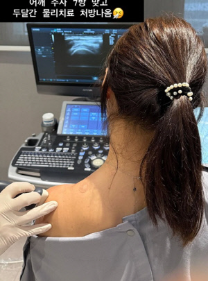 '캐나다 이주' 안선영, 결국 병원행..회전근개 파열·염증 