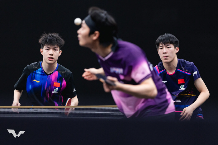 "K-탁구 에이스조 장우진X조대성이 해냈다!" 만리장성 또 넘고 男복식 …