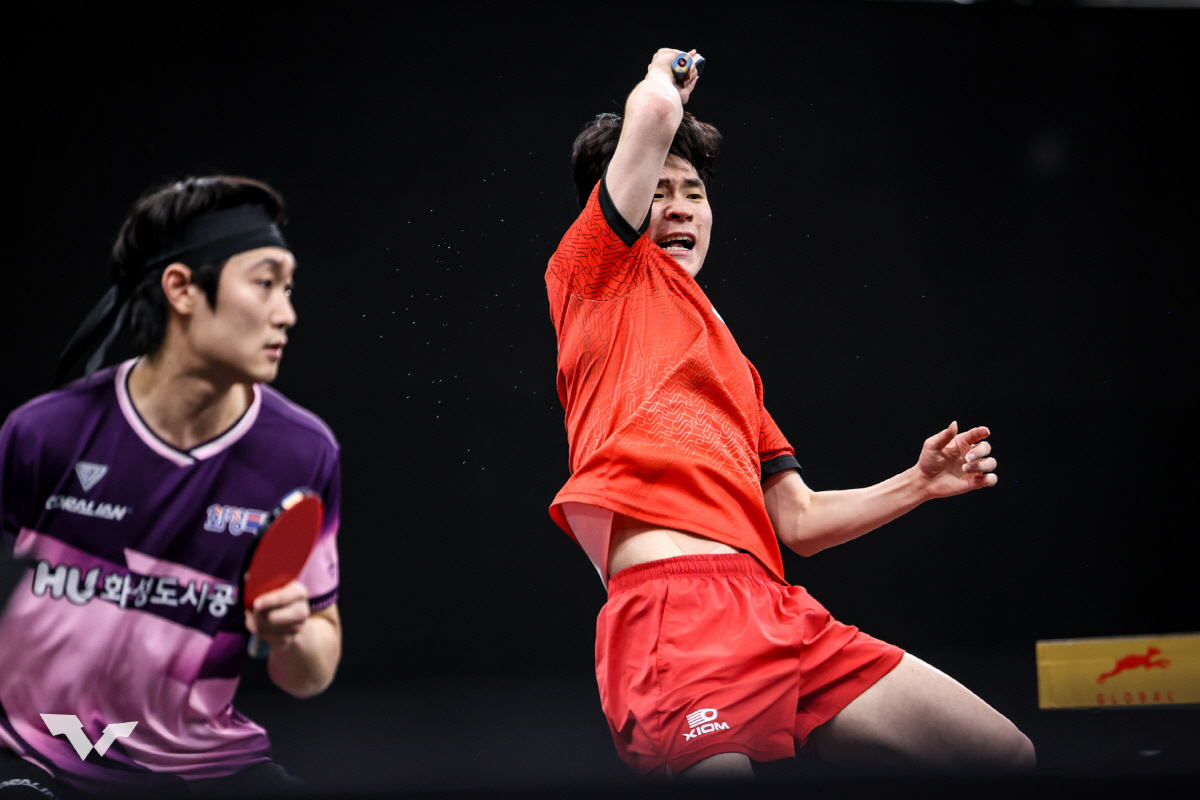 "K-탁구 에이스조 장우진X조대성이 해냈다!" 만리장성 또 넘고 男복식 …