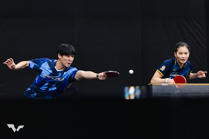 "혼복랭킹 91위,K-얼짱 듀오의 테이블 반란" 박강현-김나영조 WTT스…