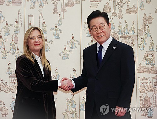 李대통령, 이탈리아 총리와 정상회담…靑서 처음 맞는 외국정상