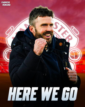 '맨유의 구세주' 캐릭, 너 종신! 정식 감독 후보 오른다…답답한 아모림 전술 삭제 극찬→