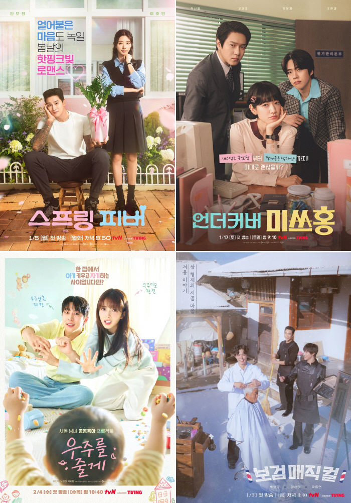 임윤아가 끌고 이준호가 당겼던 tvN, 올해엔 안보현→박보검이 이끈다