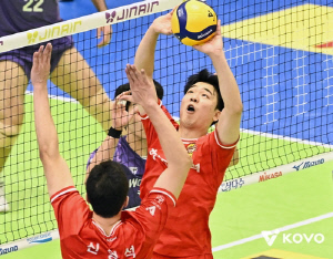 남자배구 한국전력 3위 도약 이끈 세터 하승우 