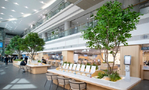 용산구청 민원실에 '힐링정원' 생겼다