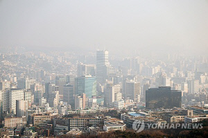 정부, 초미세먼지 대기환경기준 강화…작년 연평균 농도 16㎍/㎥