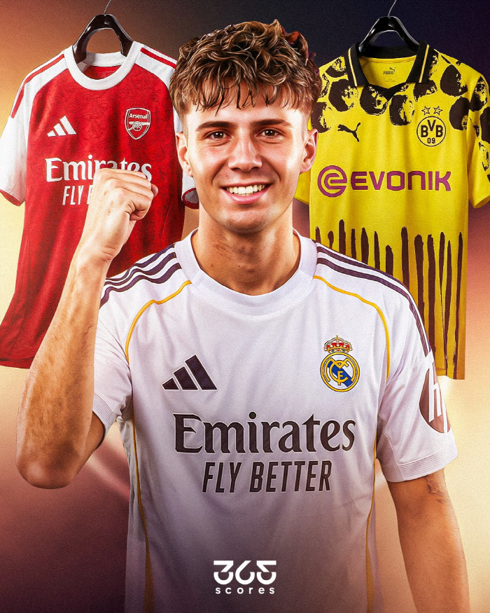 'HERE WE GO' 피셜! '우승 9부 능선' 아스널, 여유 있게 '레알 유망주' 쇼핑…"이미 전력 충분"→여름 '크게 한 방' 준비