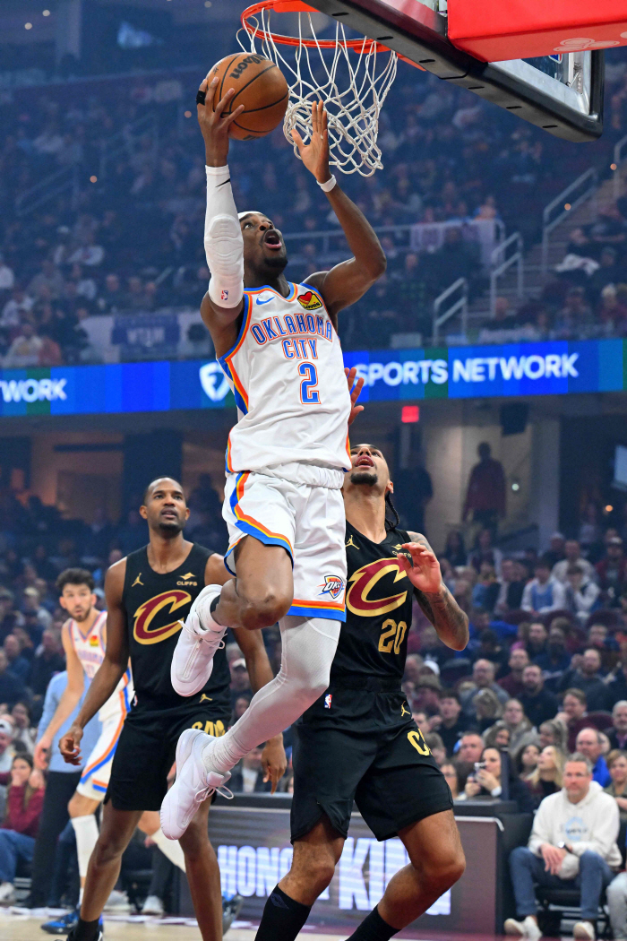 벌써 3번째다! MVP가 보인다. SGA, NBA 이주의 선수 선정. 동부는 뱀 아데바요