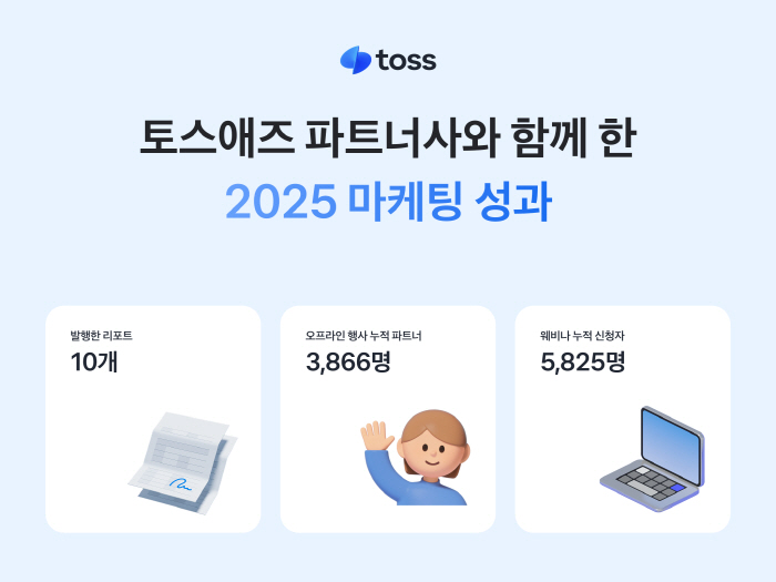 토스, 토스애즈 파트너사와 함께 한 2025 마케팅 성과 분석… 실무 중심 접점 확대하기로