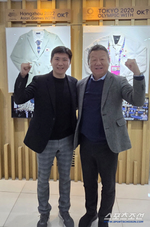 '찐 스포츠♥CEO'최윤 OK금융그룹 회장X유승민 대한체육회장 '학교체육 활성화' 의기투합...