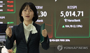 코스피, 장중 5,000대 상승…코스닥 오름폭 확대