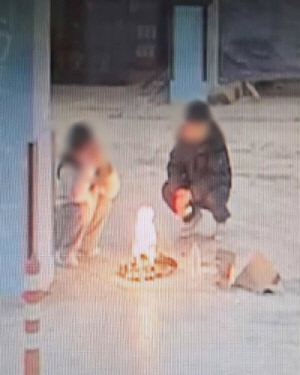 남양주 아파트 지하주차장서 중학생들 불장난·래커칠