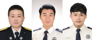 영덕소방서 소방관 3명, 퇴근길에 교통사고 운전자 구조